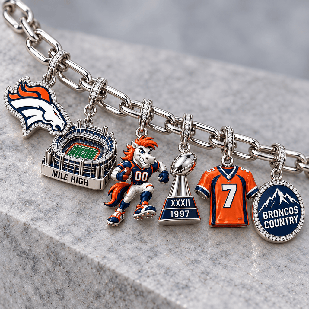DVBC Silver Charm Bracelet Set NTVA